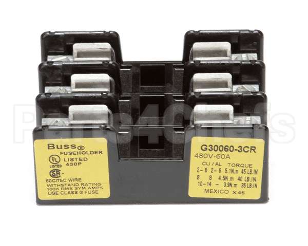 P5045792 Pitco Fuseblock,3 Post 480V 60A
