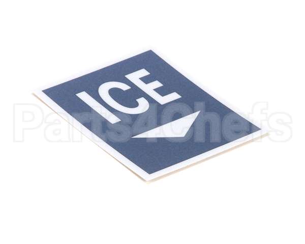 PD502622 Follett Label,Ice Disp Cvr Lvr