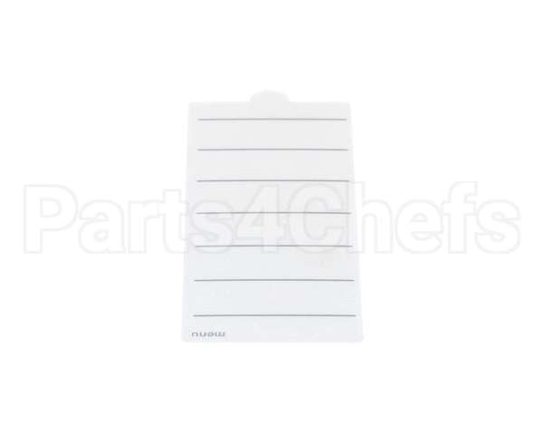PE-25740 Alto Shaam Panel,Overlay,Insert,Menu Card