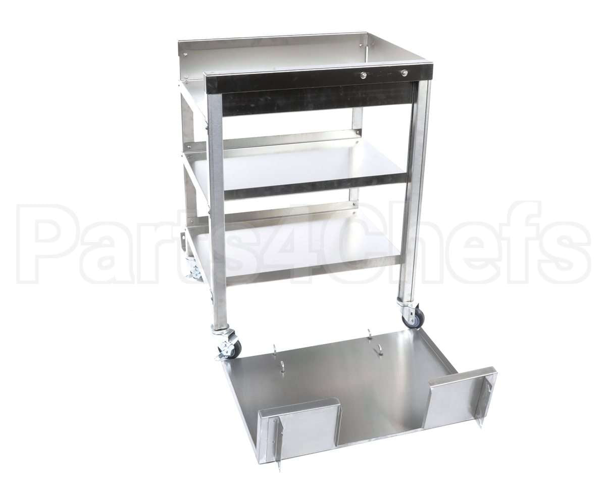 PS1682 Winston Tray Cart - With Basket Stand