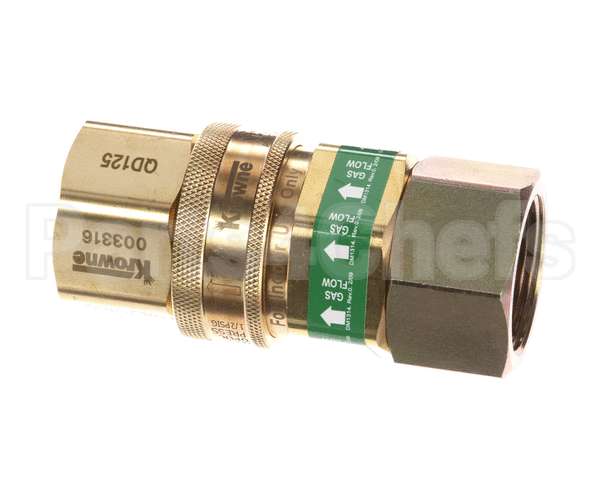 QD125 Krowne 1-1/4 Quick Disconnect For Gas Hoses