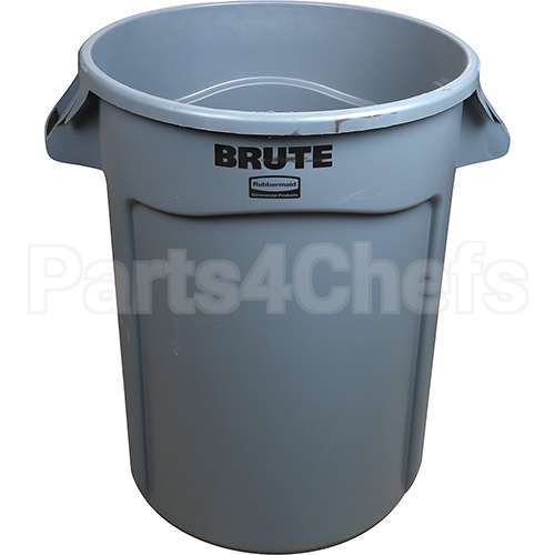 RBMDFG263200GRAY Compatible Rubbermaid Trash Can-32Gal Rnd Gray