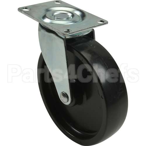 RDHDCST061 Compatible Randell Caster, 6", W/O Brake, Plate Swivel