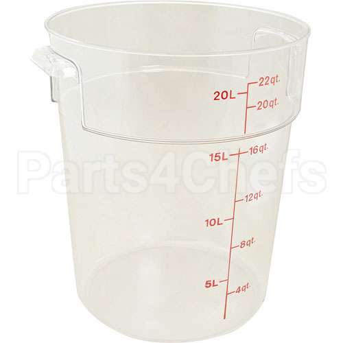 RFSCW22 Compatible Cambro Cntainer Clr Rd 22Qt-135