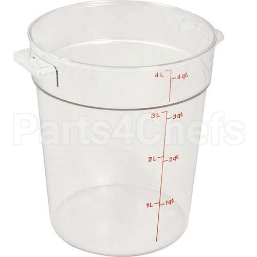 RFSCW4-135 Compatible Cambro Container Clear Rd 4Qt