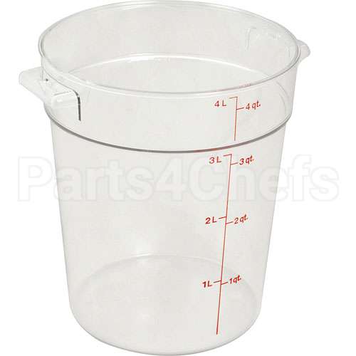 RFSCW4135 Compatible Cambro Container Clear Rd 4Qt