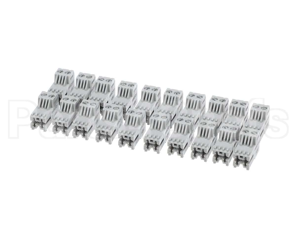S1-02547258000 York Connector,Edge,2 Pin (Bag Of 20)