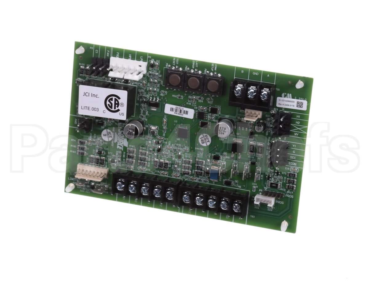 S1-03102995000 York Board,Cntrl,Simplicity Lite,Gas/Elec,2S