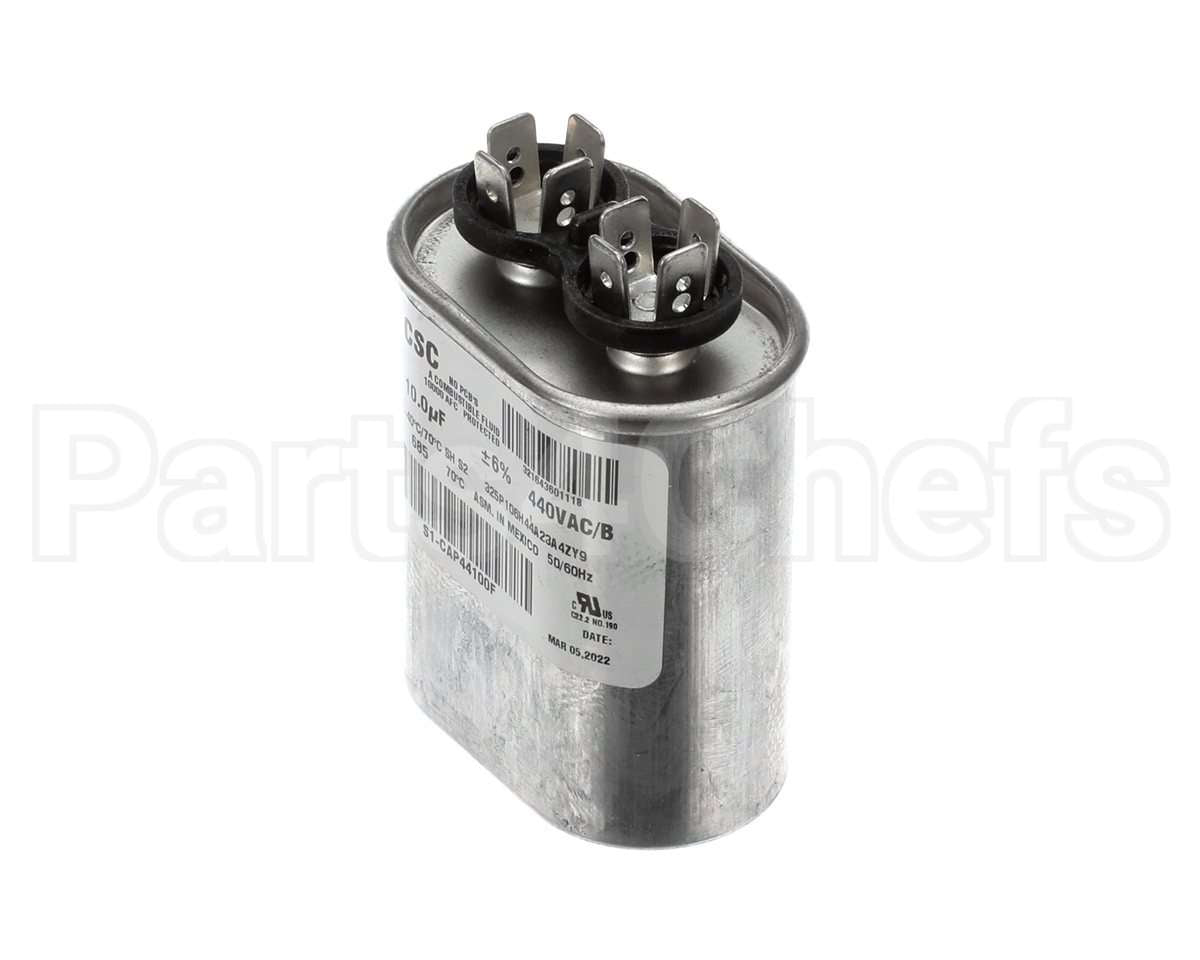 S1-CAP44100F York Capacitor,Run Single,10Mfd,440V,Flat