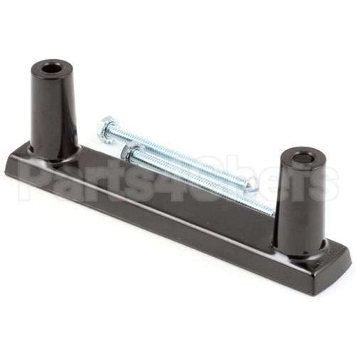 S1149X Compatible Bakers Pride Handle W/Screws Pheno Blk 5-1
