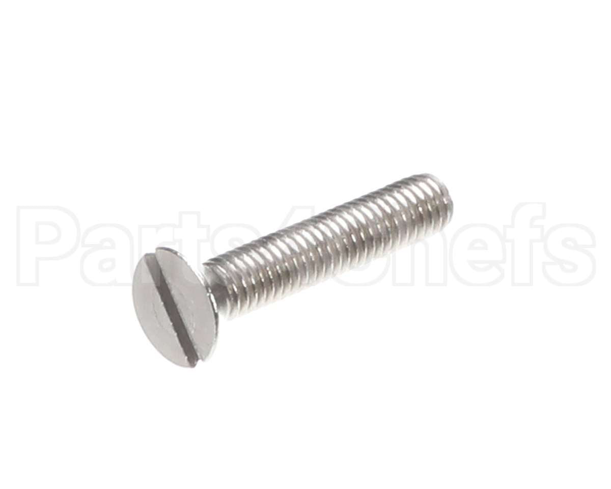 S503 Edlund Screw, 10-32 X 1 S/S Fh Slotte