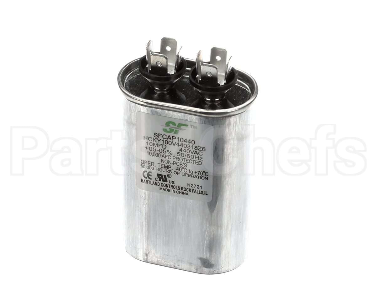 SFCAP10440 Trane Capacitor; 10Mfd 370/440V Oval Run