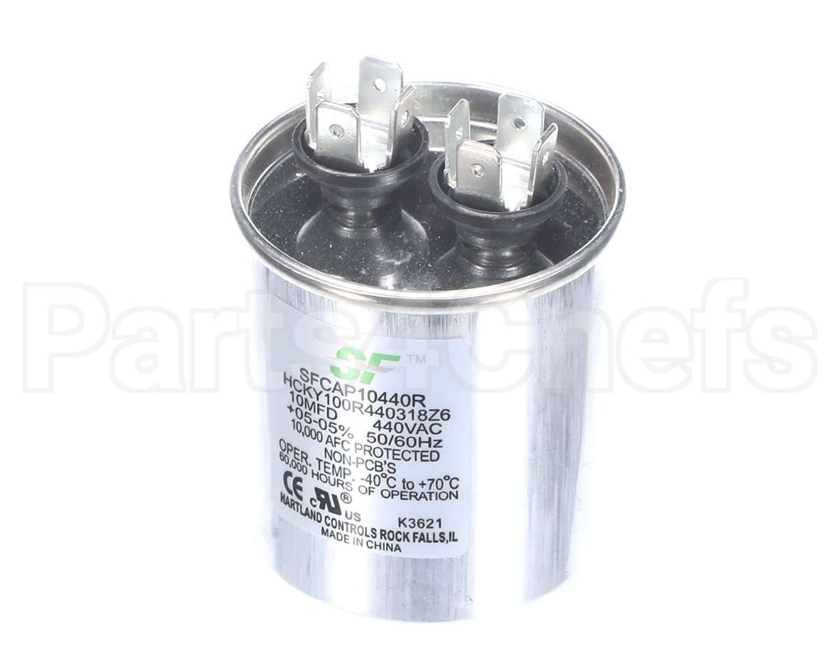 SFCAP10440R Trane Capacitor; 10Mfd 370/440V Round Run Capa