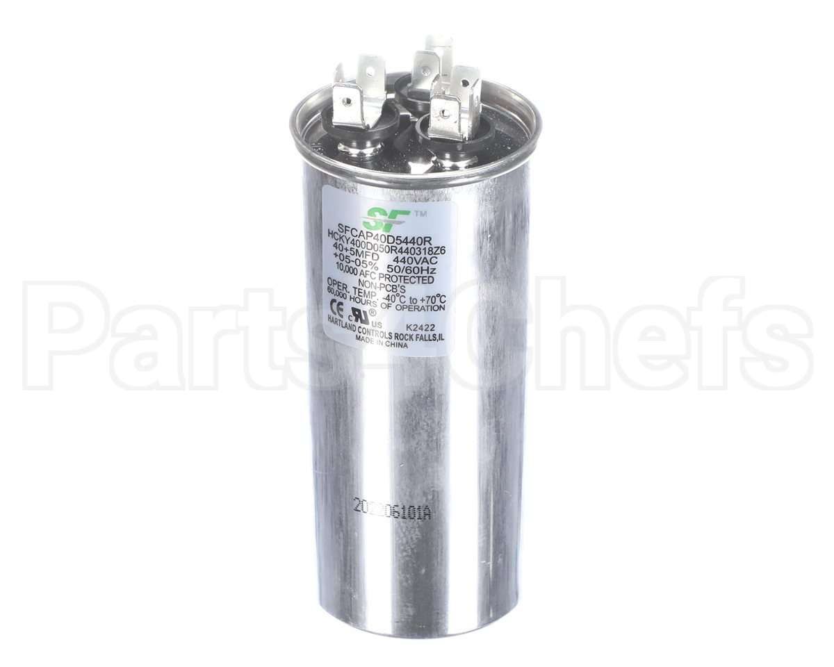 SFCAP40D5440R Trane Capacitor; 40+5Mfd 370/440V Round Run Ca