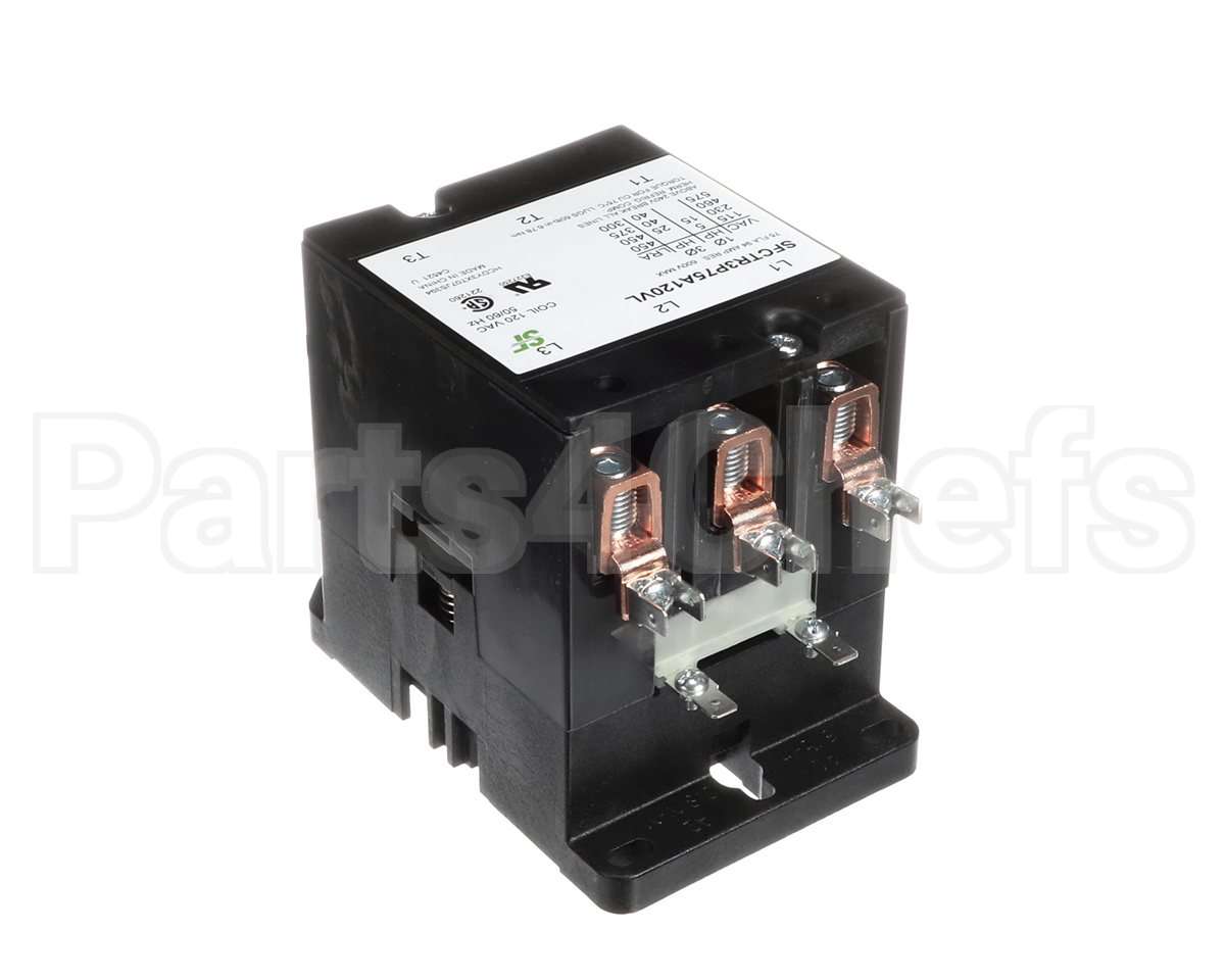 SFCTR3P75A120VL Trane Contactor; 3P 75A 120Vac / Lugs