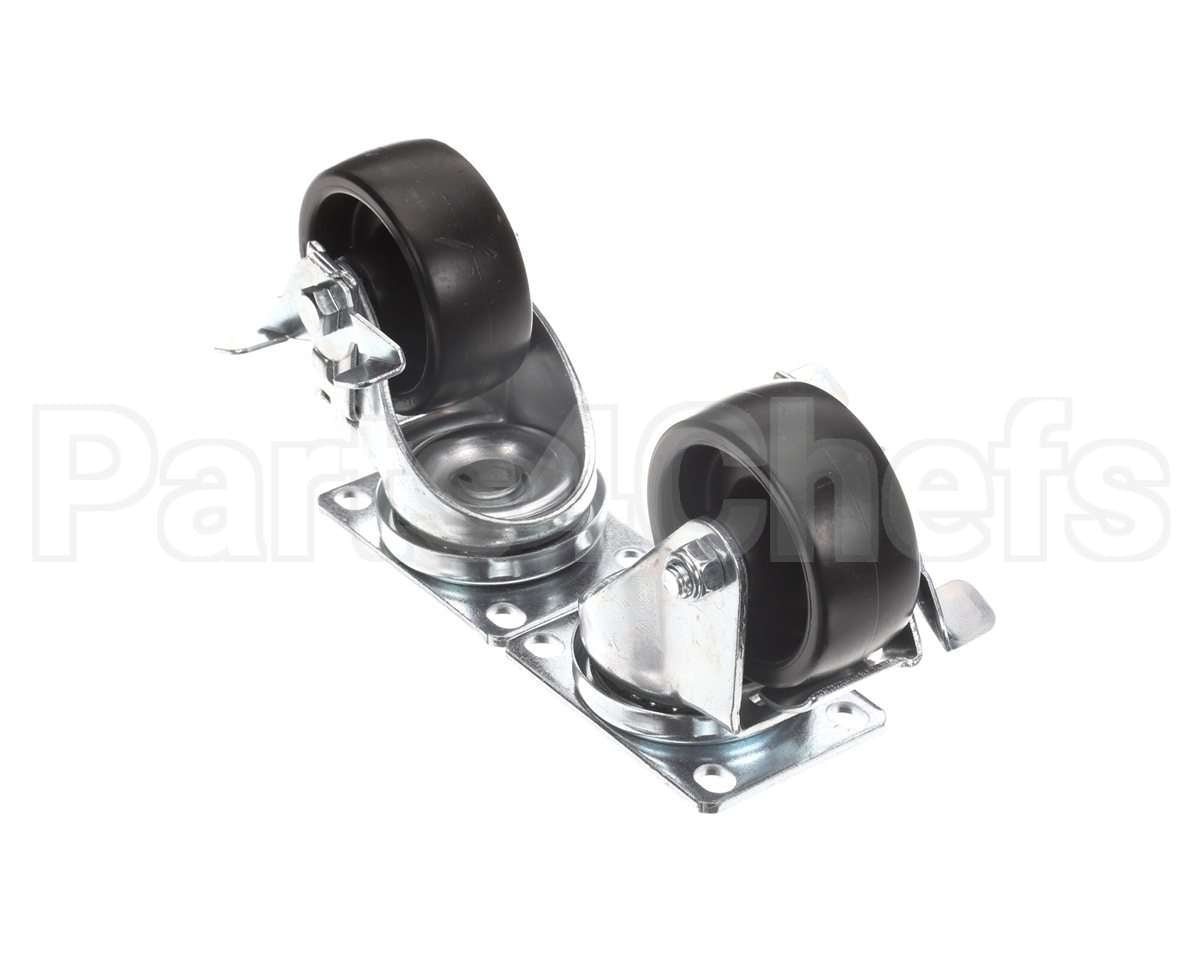 SV1166-2 Winston 3" Plate Locking Casters