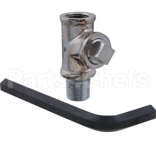 TEE-RGD Compatible TS Brass Tee, Rigid, Chrome, Leadfree