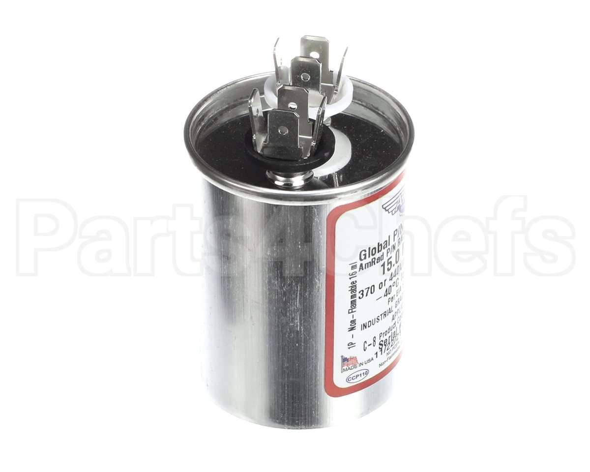 USA2209 Trane Capacitor; 15Mfd 370/440V Round Usa Made