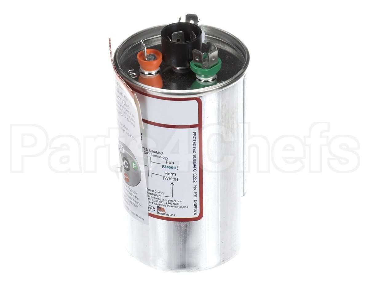 USA2220B Trane Capacitor; 60/5Mfd 370/440V Rnd Usa Made