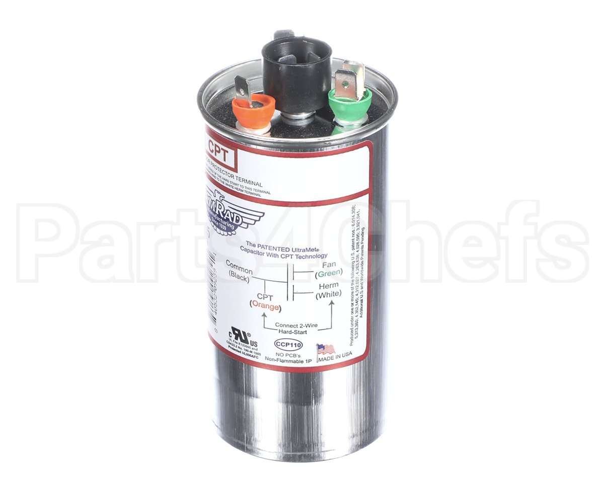 USA2235 Trane Capacitor; 40/5Mfd 370/440V Rnd Usa Made
