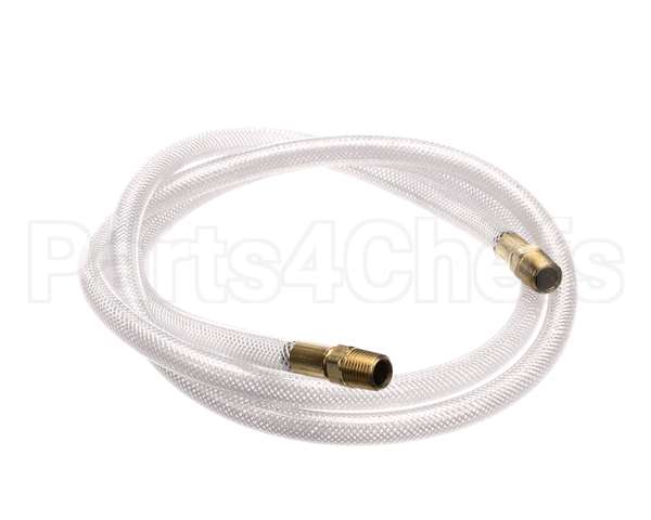 VT437 Biro Hose 5Ft Nylobrade 1/4Mpt W/Crimped