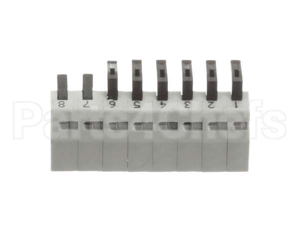 W0570213 Grindmaster Cecilware Strip, Term 8 Pin Spring Clamp