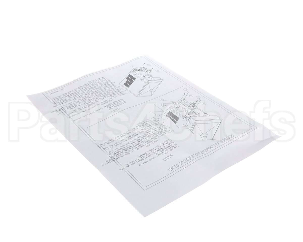 W0600120 Grindmaster Cecilware Instruction Sheet,Spinner Kit