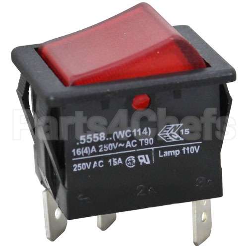 WC-114R Compatible Curtis Switch 15/16 X 1-1/8 Spst