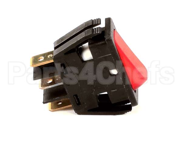 WC-166 Wilbur Curtis Switch, Warmer (Red) 250V Neon