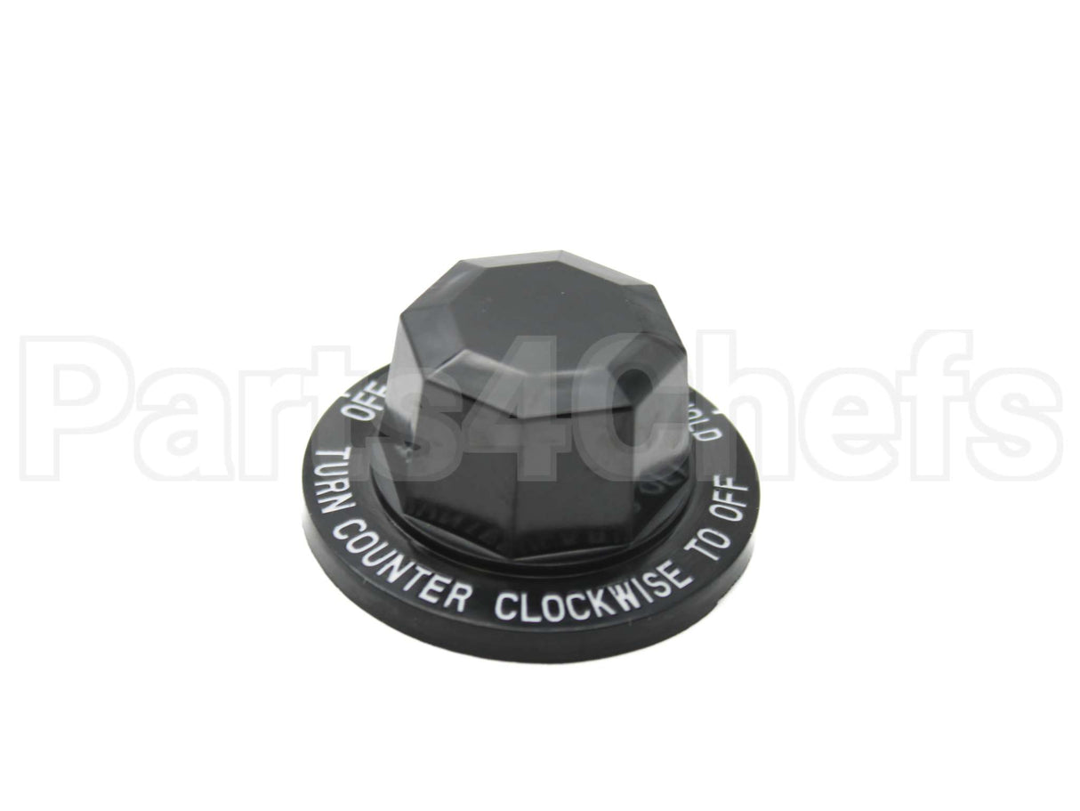 WC-3217 Compatible Curtis Knob, Thermostat, Black, Ru Units