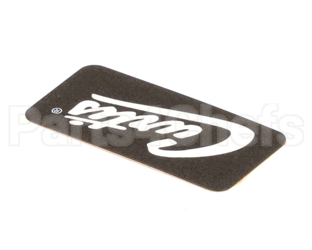 WC-38198 Wilbur Curtis Label, Cover-Up Black W/Curtis
