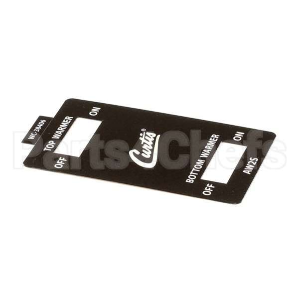 WC-38406 Compatible Curtis Label, Front Panel Aw-2S Alp-5