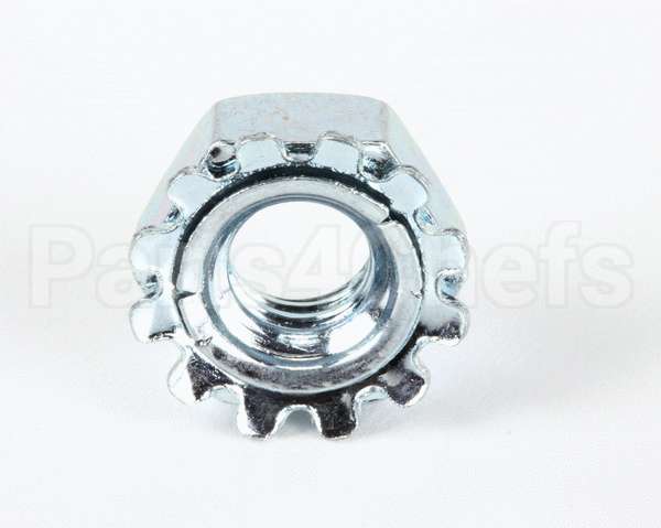 WSH248 Bki Washered Locknut, 1/4-20 Zinc