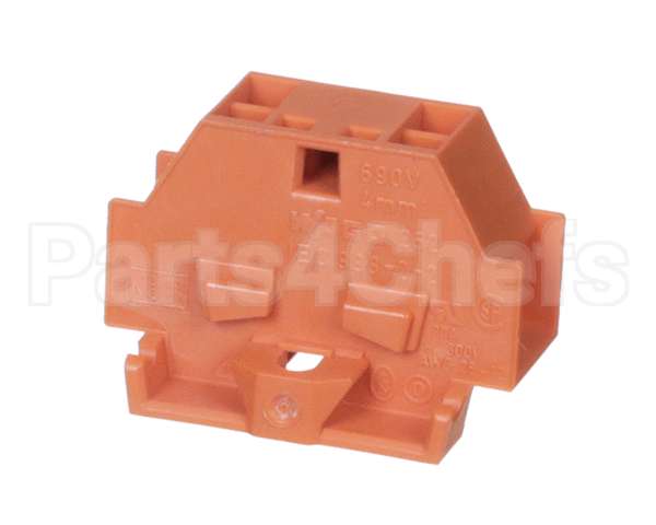 X40012-4R Globe Connecting Block 4-Con Orange