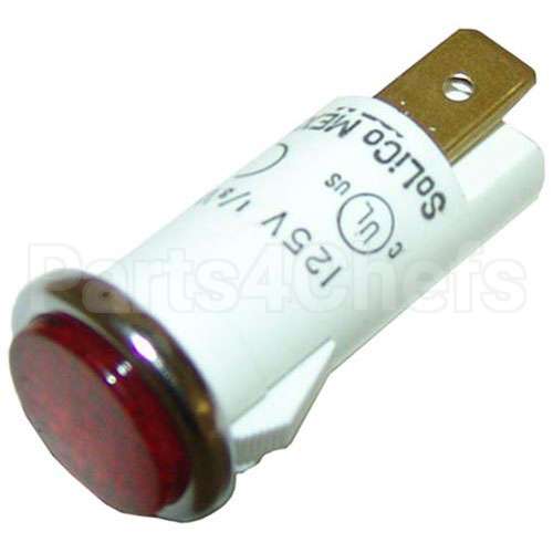 Y6689 Compatible Star Signal Light 1/2" Red 125V