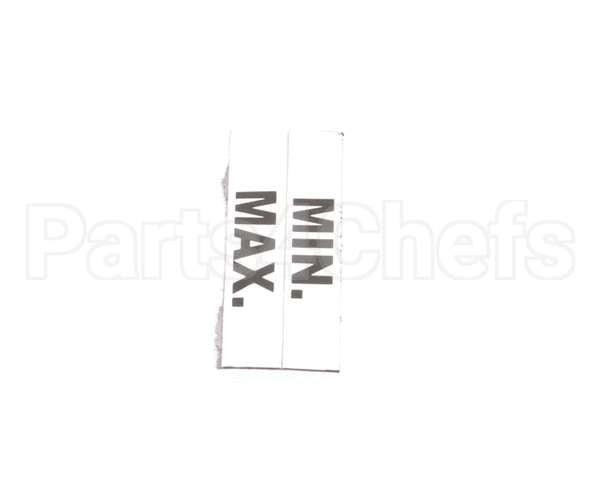 Z000558 Groen Label Maximum Minimum