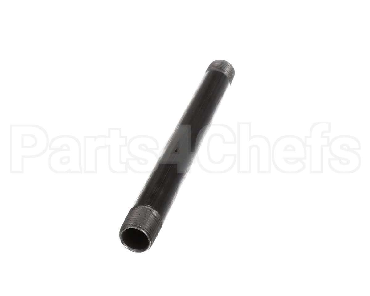 Z005557 Groen Nipple Blk 1/2 Npt X 8 Long