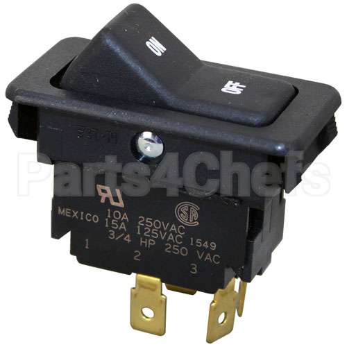 Z088876 Compatible Groen Rocker Switch 7/8 X 1-5/8 Dpst
