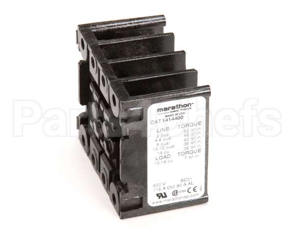 Z096810 Groen Power Dist. Block 4 Pole