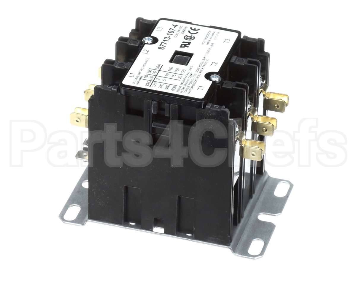 00-087713-107-4 Hobart Contactor,3-P,30A/Aux Sw