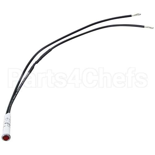 00-342347-00002 Compatible Midwest Appliance Parts Indicator Light With Wire Leads, 480V, Red
