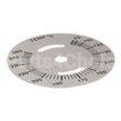 00-358539-00002 Compatible Vulcan Plate, Dial Temperature