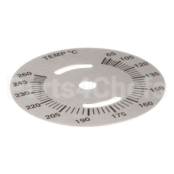 00-358539-00002 Compatible Vulcan Plate, Dial Temperature