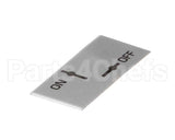 00-414708-00001 Vulcan Hart Plate, On-Off