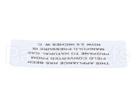 00-421727-00002 Vulcan Hart Plate,Propane To Natural Gas