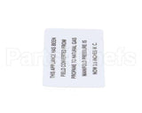 00-421727-00002 Vulcan Hart Plate,Propane To Natural Gas