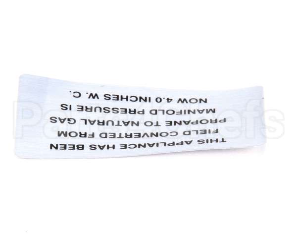00-421727-00004 Vulcan Hart Plate,Propane To Natural Gas