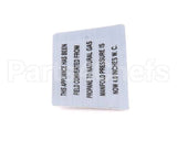 00-421727-00004 Vulcan Hart Plate,Propane To Natural Gas