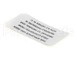 00-421727-00006 Vulcan Hart Plate,Propane To Natural Gas