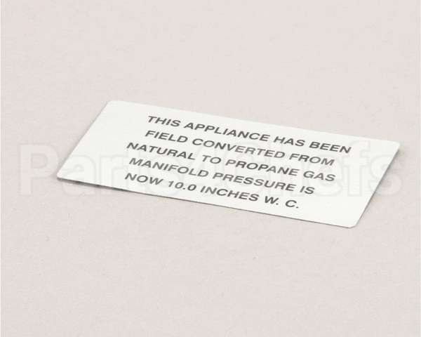 00-421727-00009 Vulcan Hart Plate,Natural To Propane Gas